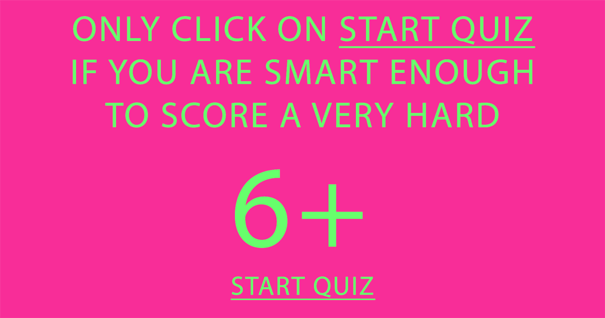 Banner for Quiz for Intelligent Individuals