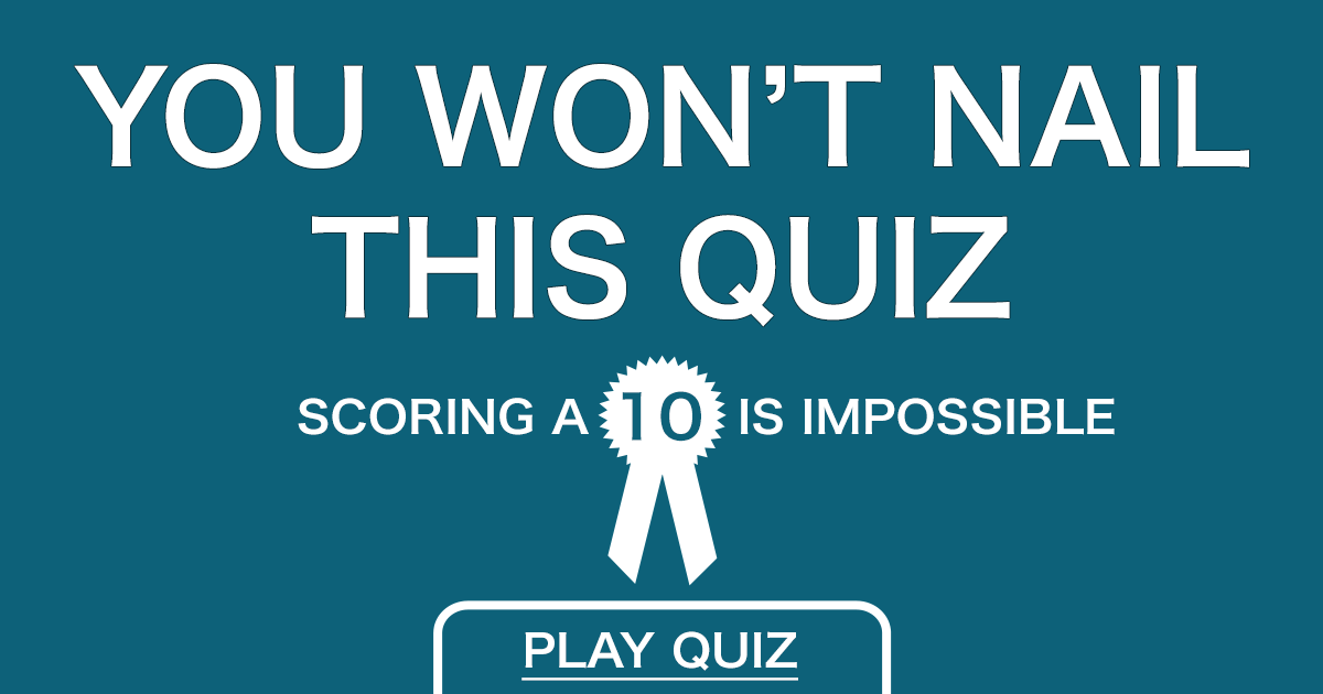 Banner for Unsolvable Trivia Quiz.