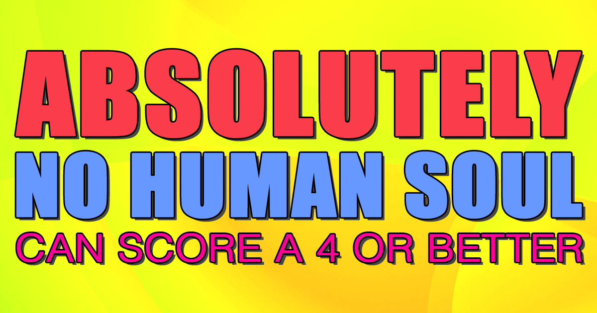 Banner for Unsolvable Trivia Quiz.