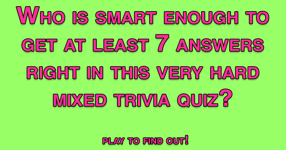 Banner for You'll get less than 6 right.