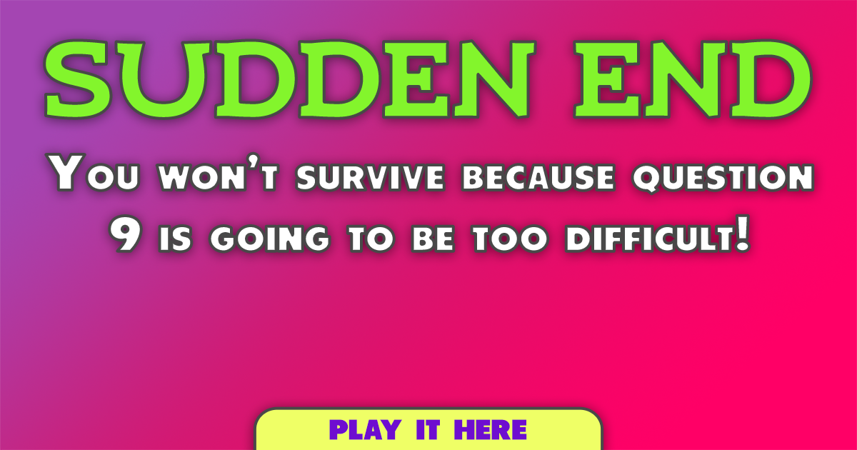 Banner for You will fail question 9!