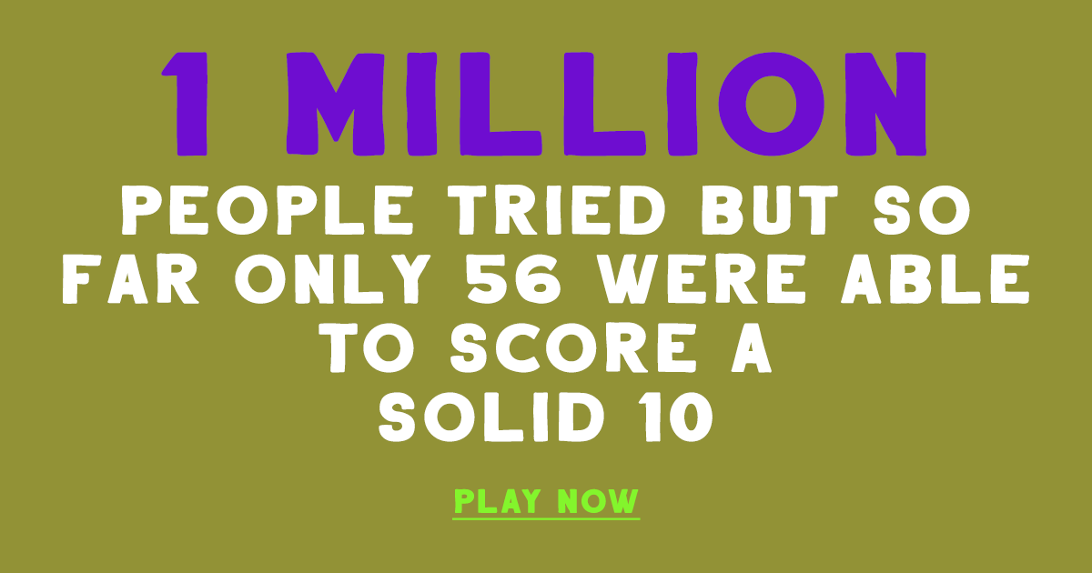 Banner for Quiz Engaged by One Million Individuals.