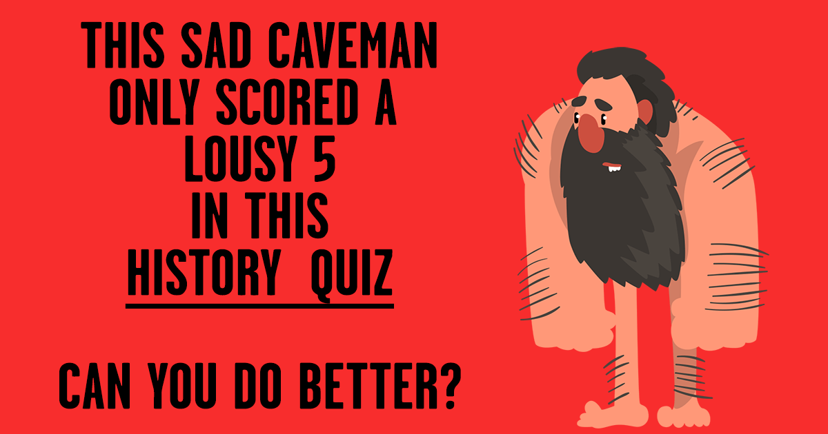 Banner for Quiz on historical events.
