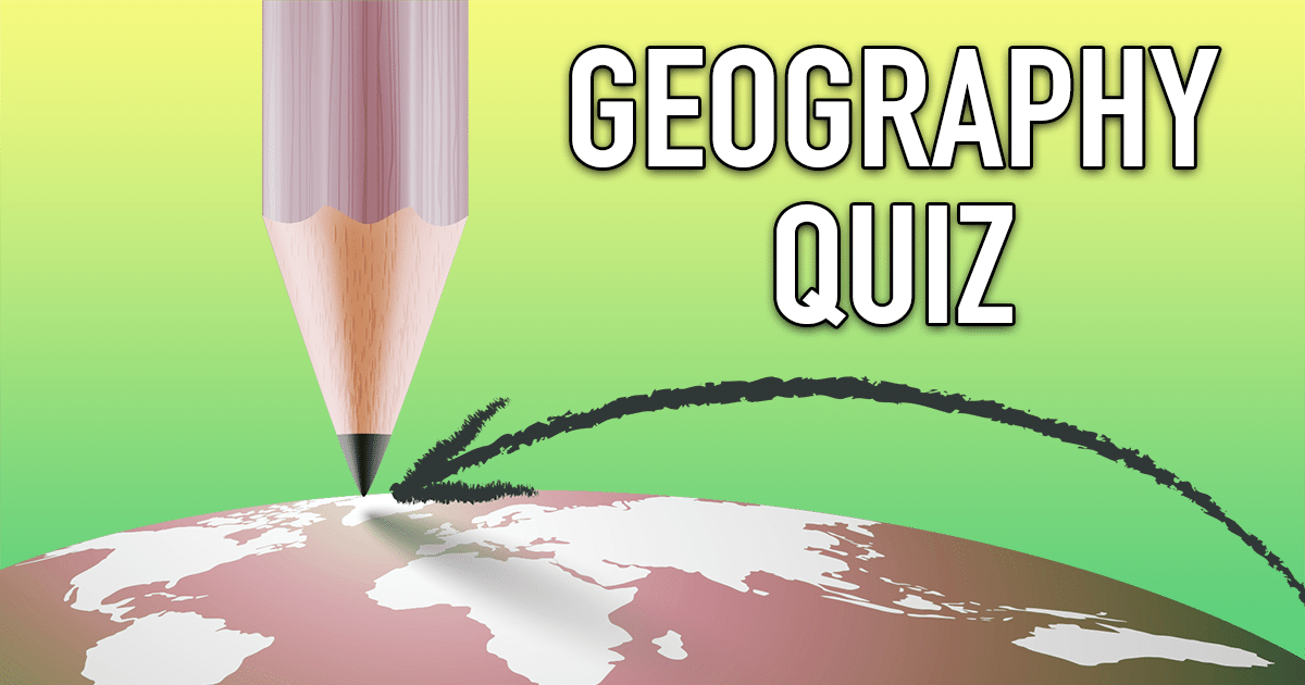 Banner for 'Geography quiz.'
