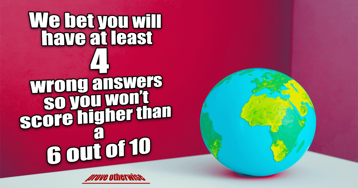 Banner for Start the geography quiz right away!