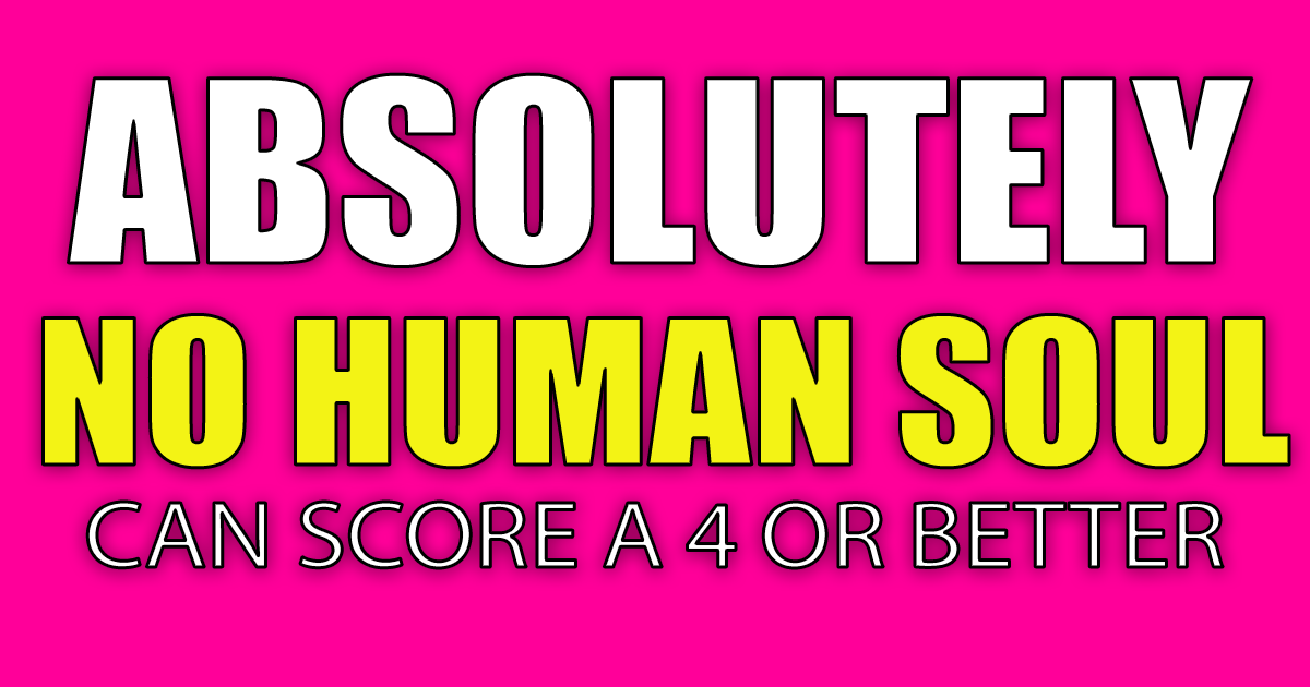 Banner for A challenging knowledge quiz requiring substantial effort.