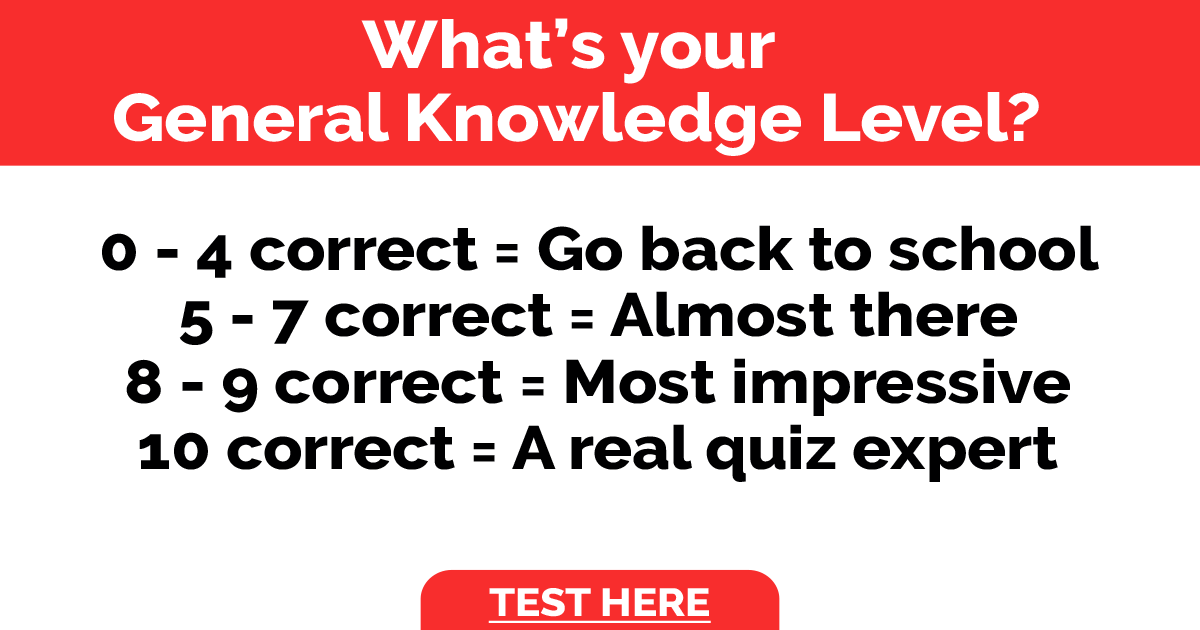 Banner for What's your General Knowledge Level?