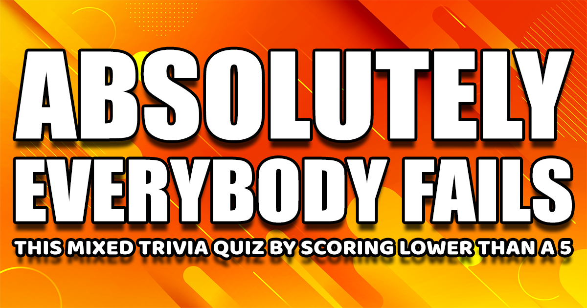 Banner for You are bound to fail this quiz.