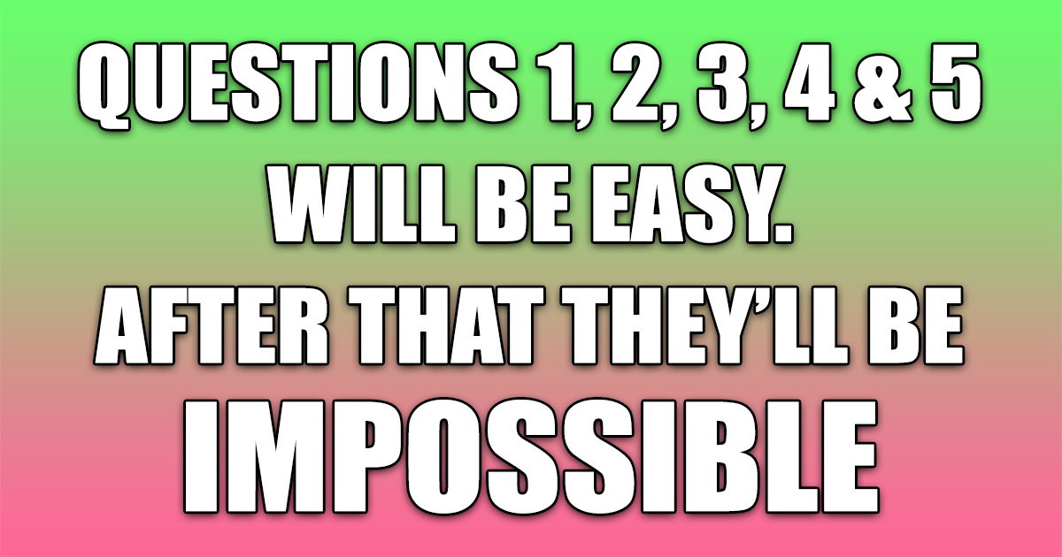 Banner for Mixed Trivia That's Impossible