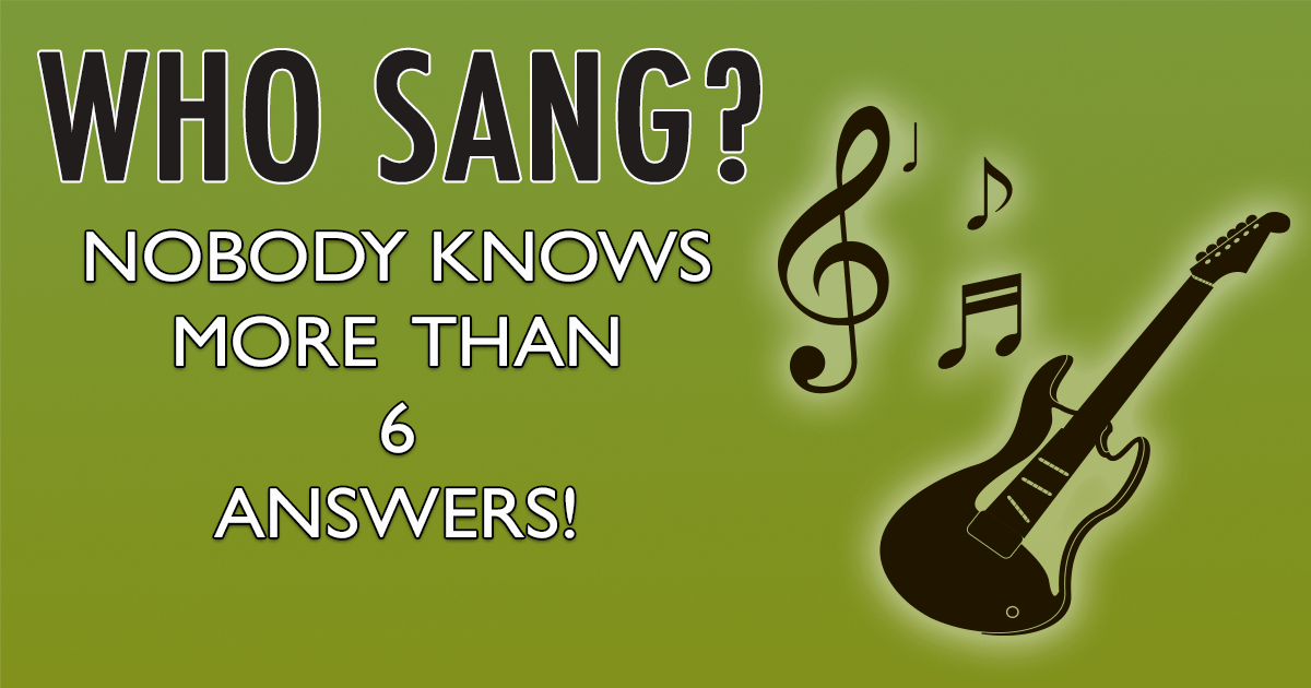 Banner for Can you identify the singer of these songs?