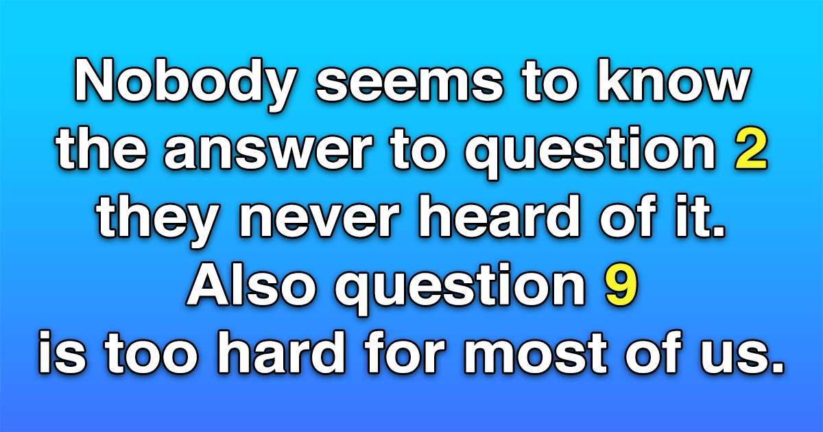 Banner for Play This Knowledge Quiz