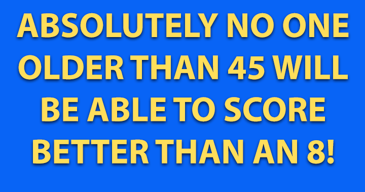 Banner for Can you achieve a score of 8 or higher in this quiz?