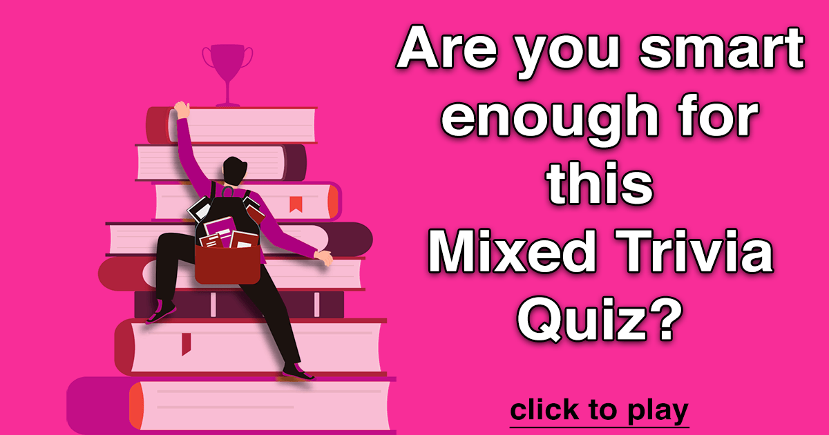Banner for Trivia Quiz with a Mix of Topics