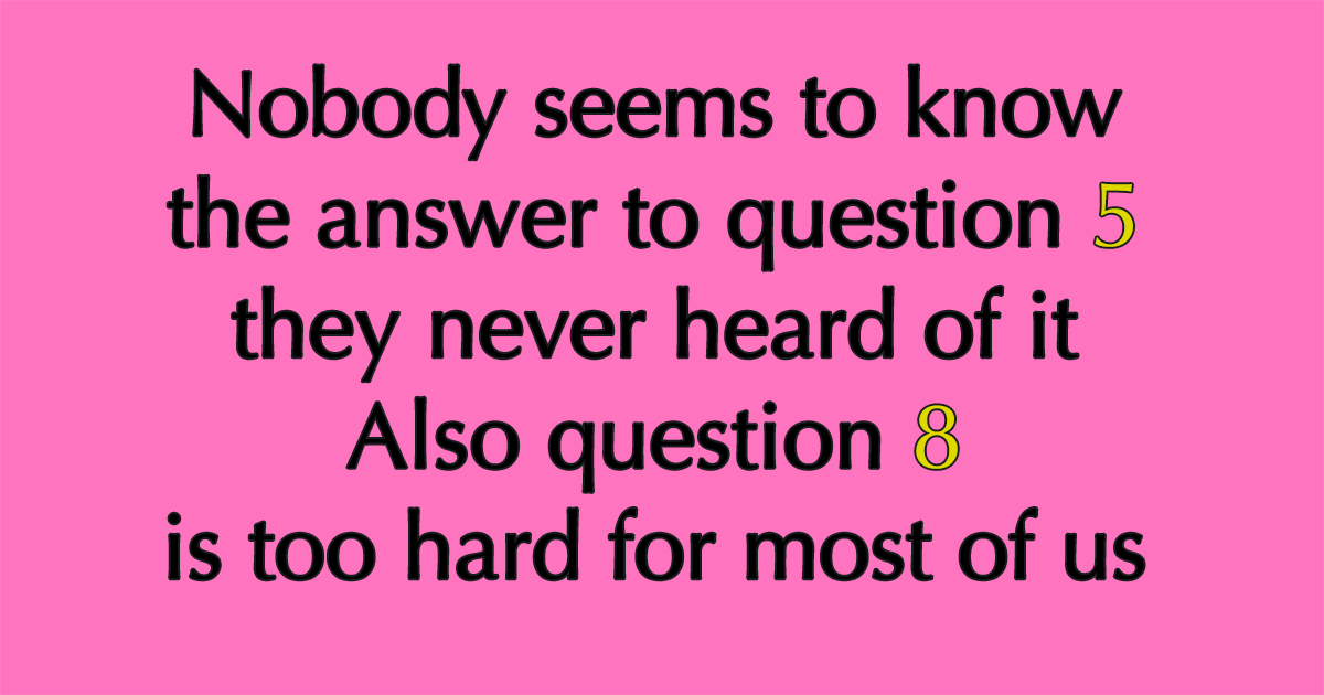 Banner for Quiz of Mixed Knowledge