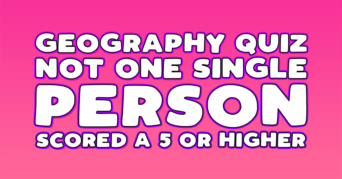 Banner for Geography Quiz