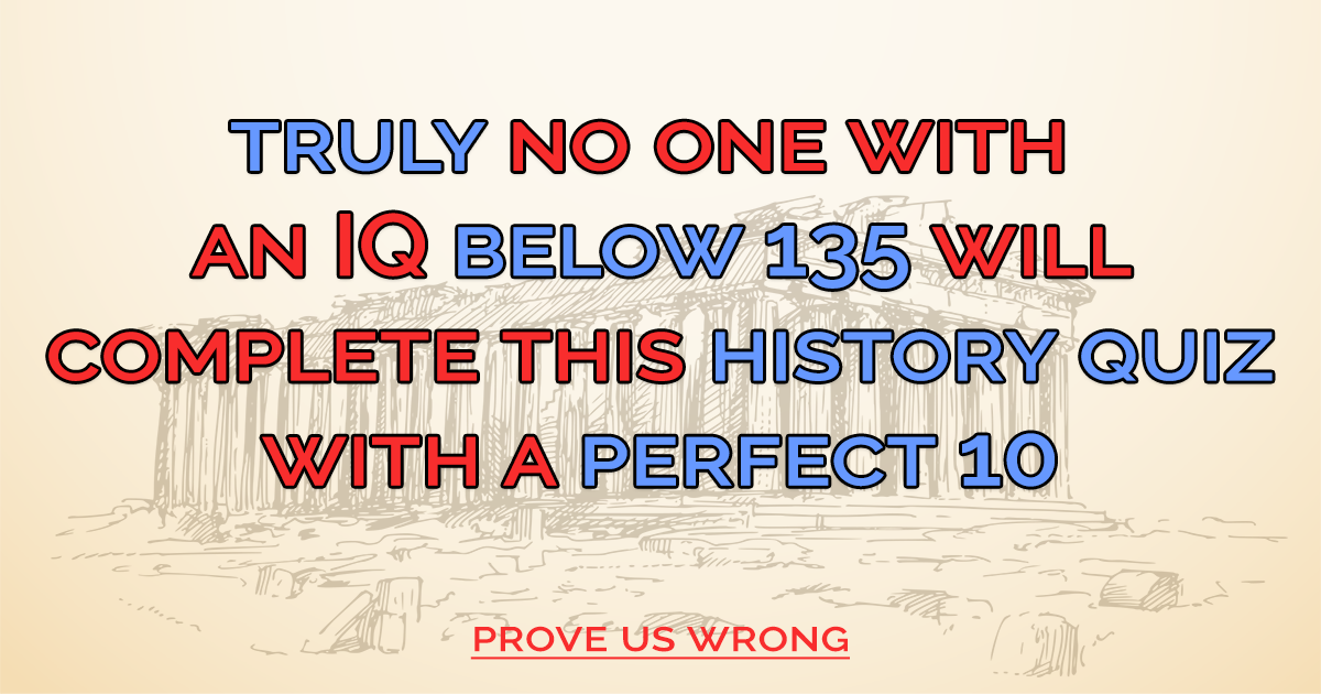 Banner for A quiz on history.