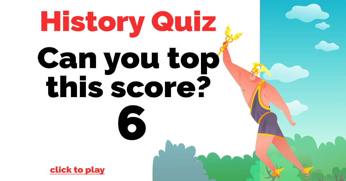 Banner for A History Quiz that poses a challenge.