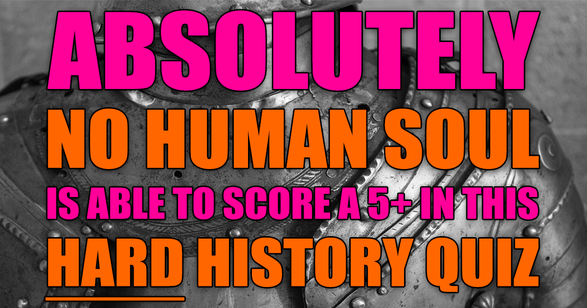 Banner for Challenging history quiz.