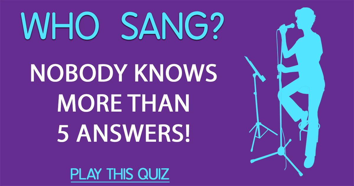 Banner for Can you identify the singer of these songs?