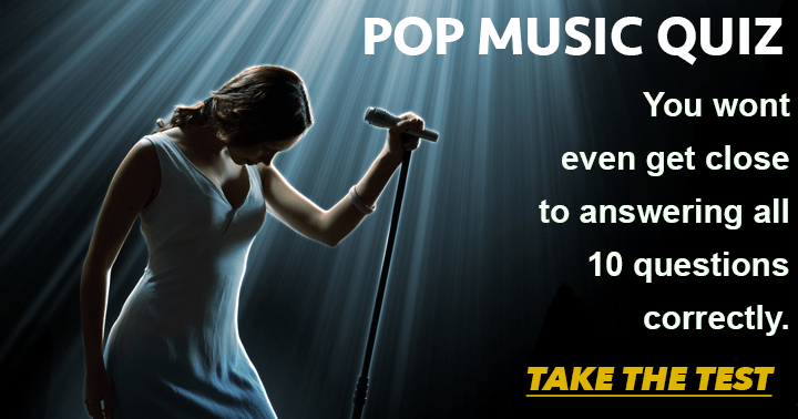 Banner for The Pop Music Quiz is so challenging that you won't come close to answering all of them correctly.