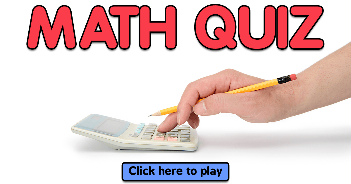 Banner for Math Quiz.