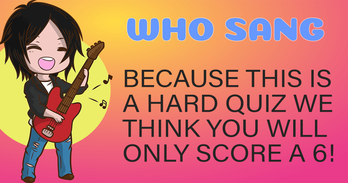 Banner for Can you identify the singers of these songs?