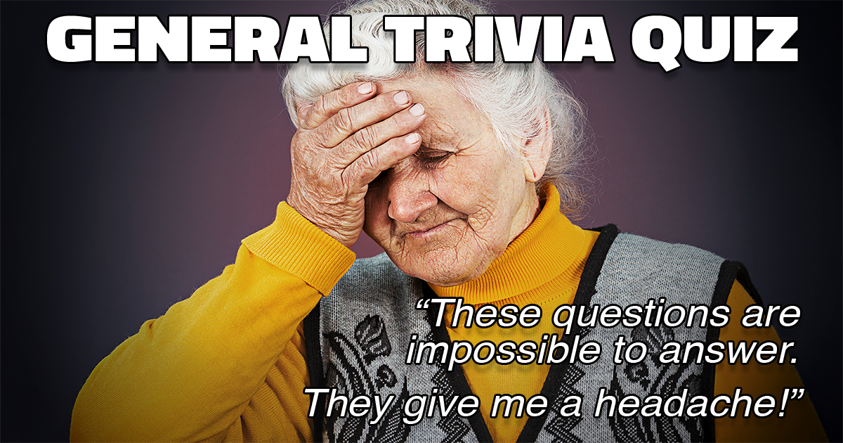 Banner for Did this quiz cause you to have a headache?