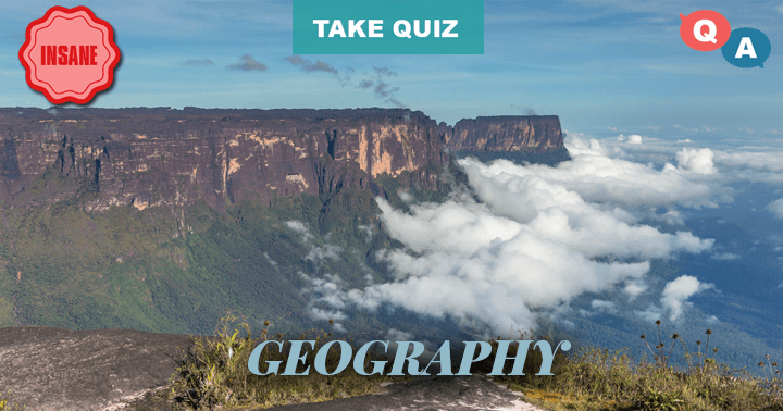Banner for 10 difficult questions about Geography - LEVEL: INSANE