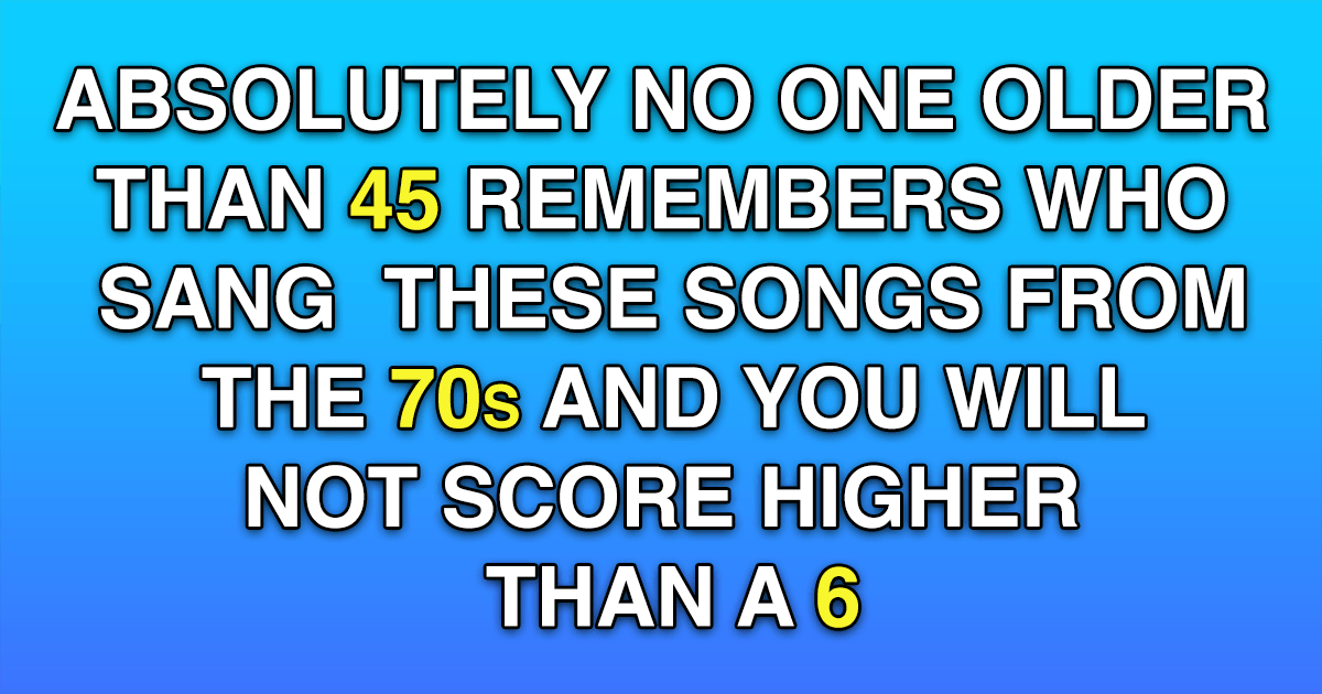 Banner for Who Sang These Songs From The 70s?