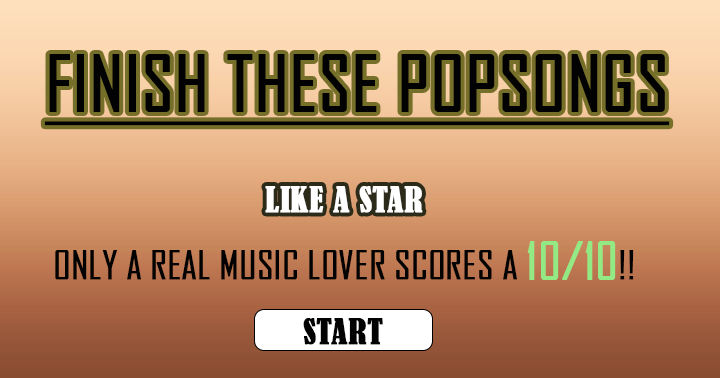 Banner for 'Incomplete titles of 10 popular songs.'