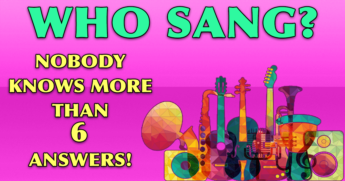 Banner for 'Are you able to recognize the vocalists behind these songs?'