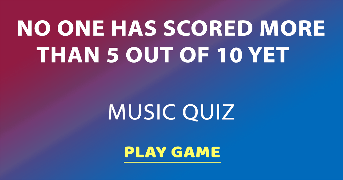 Banner for Music Quiz For Intelligent People