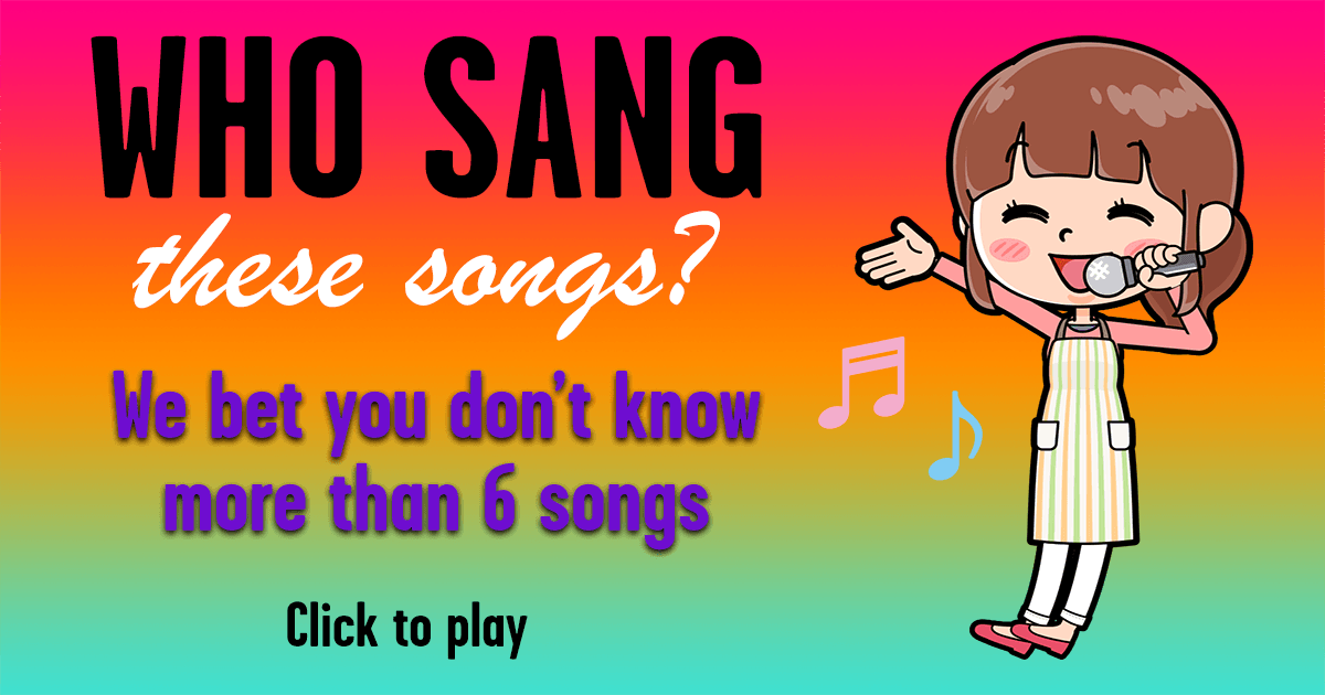 Banner for Can you identify the singers of these songs?