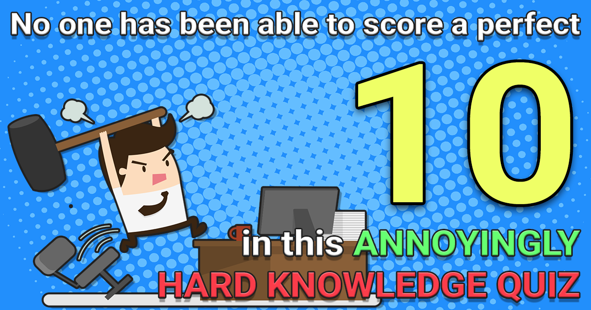 Banner for 'Exasperatingly Difficult Knowledge Quiz'