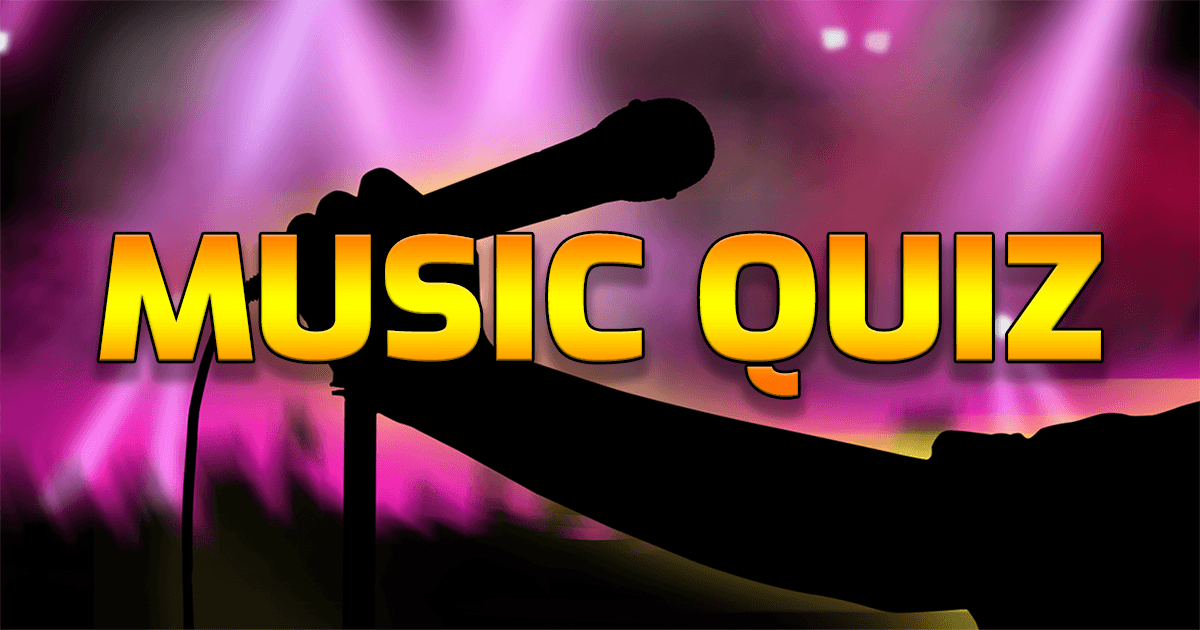 Banner for Quiz about music.