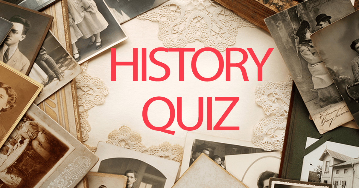 Banner for 'Quiz on History'