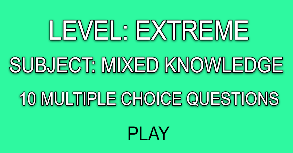 Banner for There exist 10 multiple choice questions.