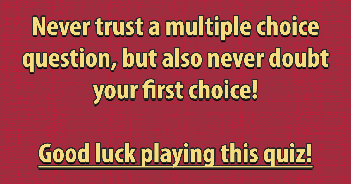 Banner for Do not rely on multiple choice questions!