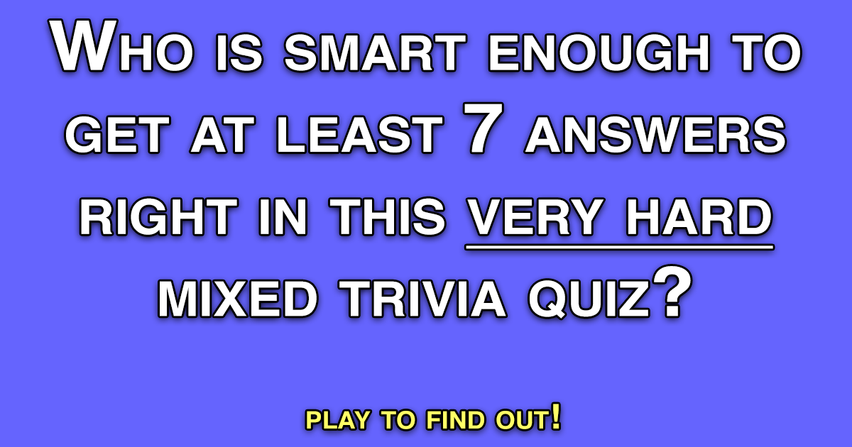 Banner for Trivia Quiz with Various Topics