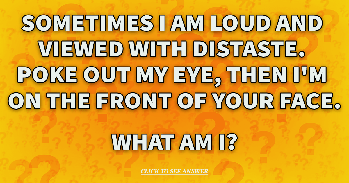 Banner for Are you aware of the solution to this riddle?