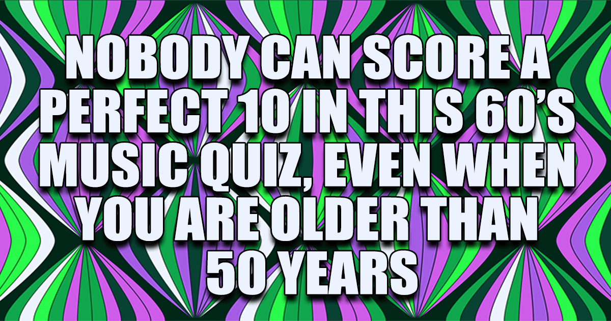 Banner for '1960s music quiz.'