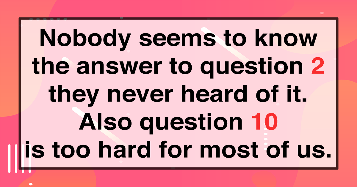 One alternative could be: Test of General Knowledge