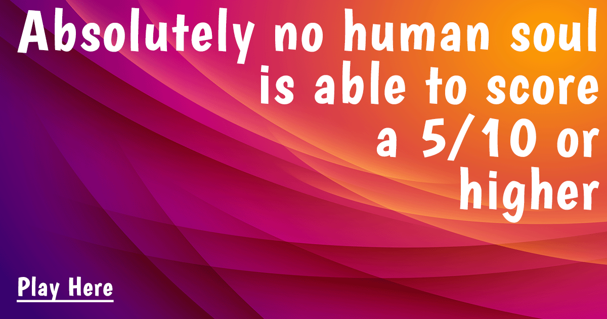 Banner for Prove that you are smarter than the rest!