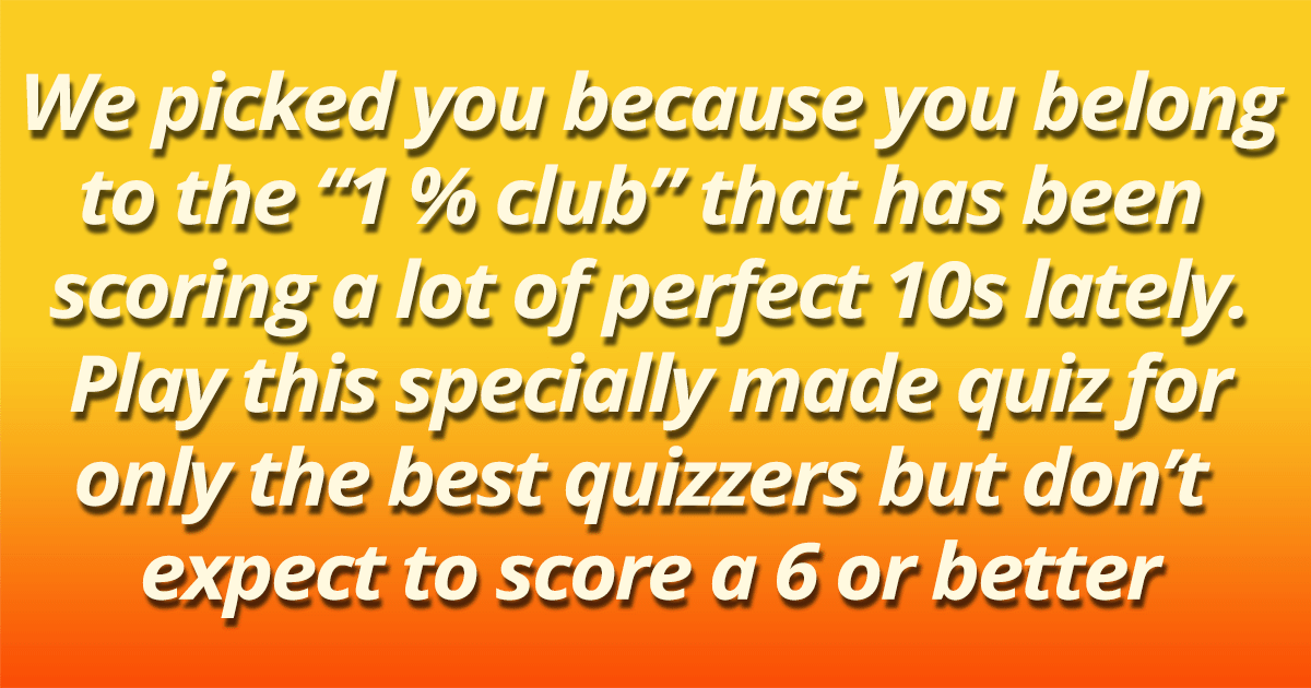 Banner for 'Quiz of the 1% Club Trivia'