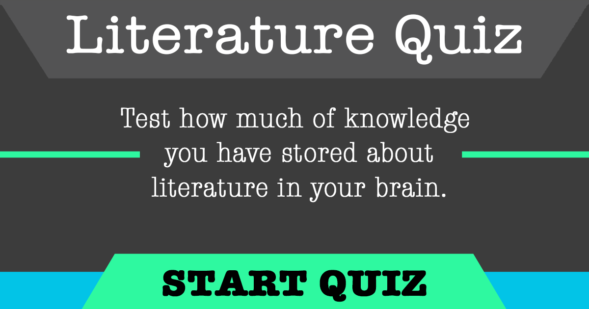 Banner for 'Quiz on Literature'
