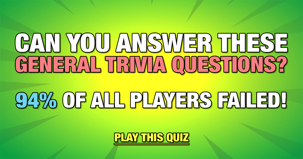 Banner for Trivia questions of a general nature.