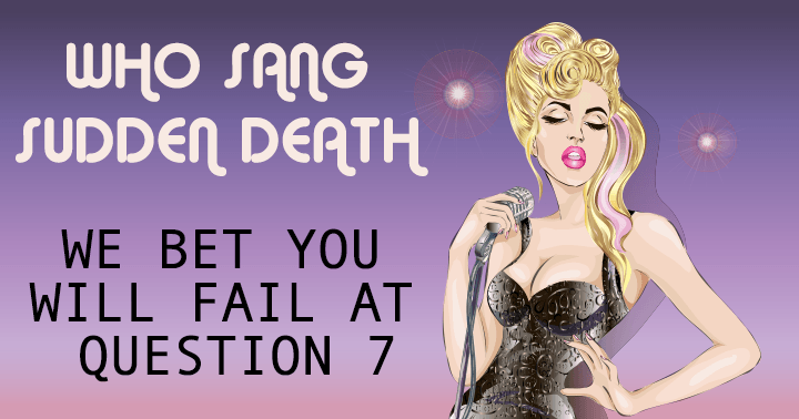 Provide the singer of - Sudden Death!