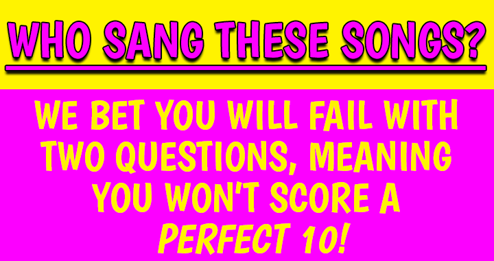 Banner for Who performed these songs?