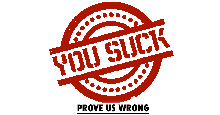 Banner for You are terrible.