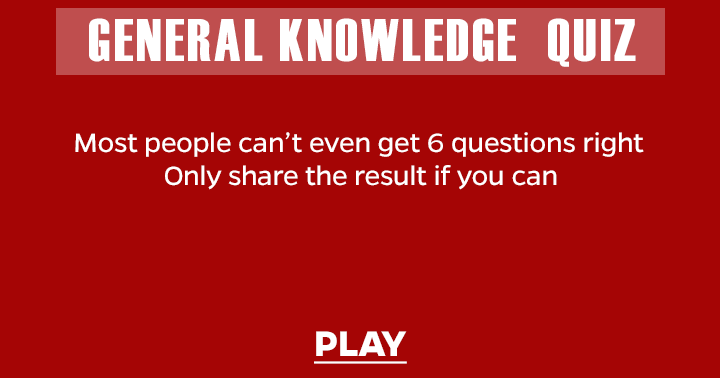 Banner for Are you able to achieve 6 or more correct?